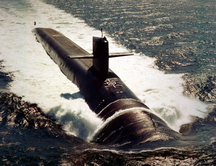 Tàu ngầm USS Michigan (SSBN-727/SSGN-727) của Hải quân Mỹ.